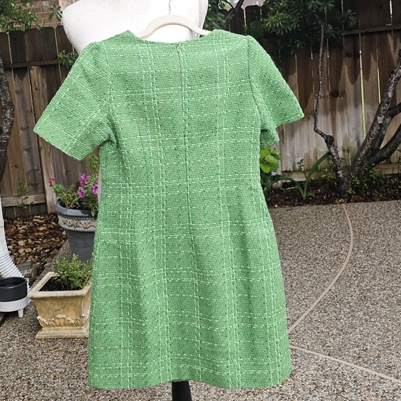 Nwt UYM  tweed golden buttons dress S - Picture 9 of 16